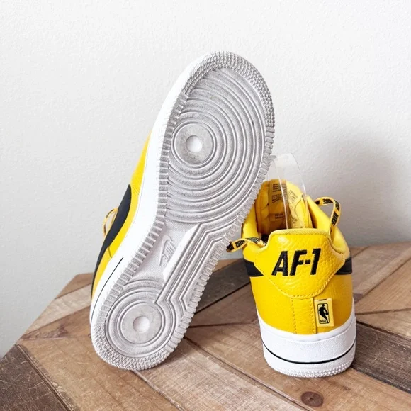 Nike AF1 Statement Game Amarillo Yellow and Black - Picture 11 of 14